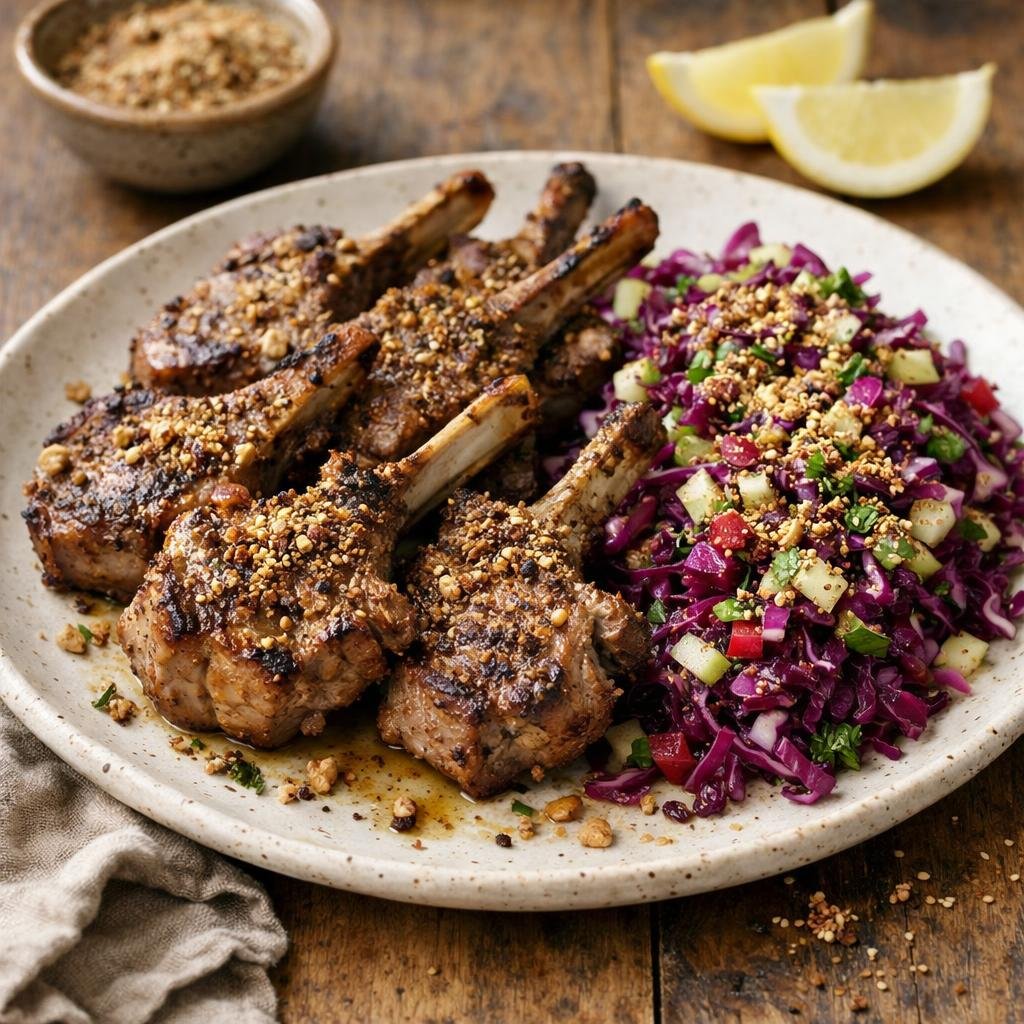 Côtelettes d'agneau grillées