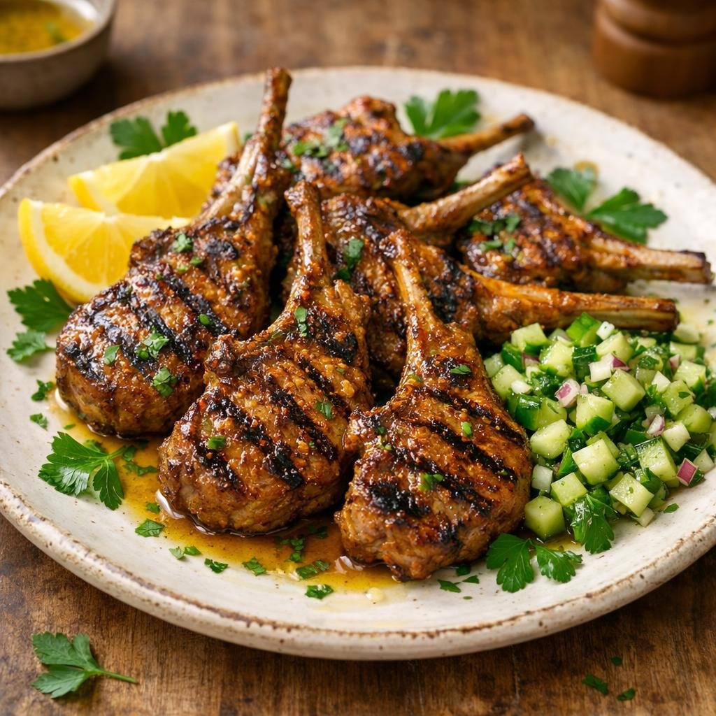 Côtelettes d'agneau Madras