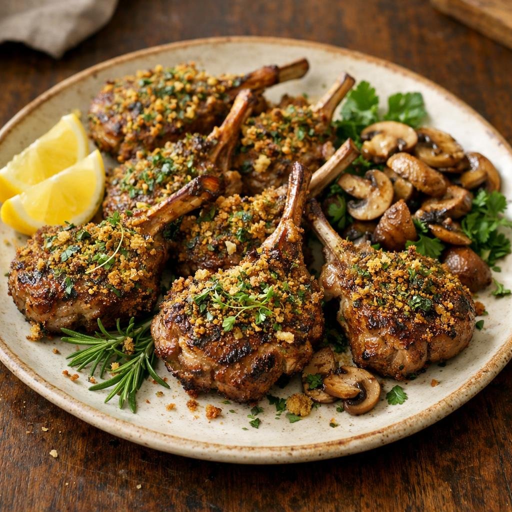 Côtelettes d'agneau montagnard