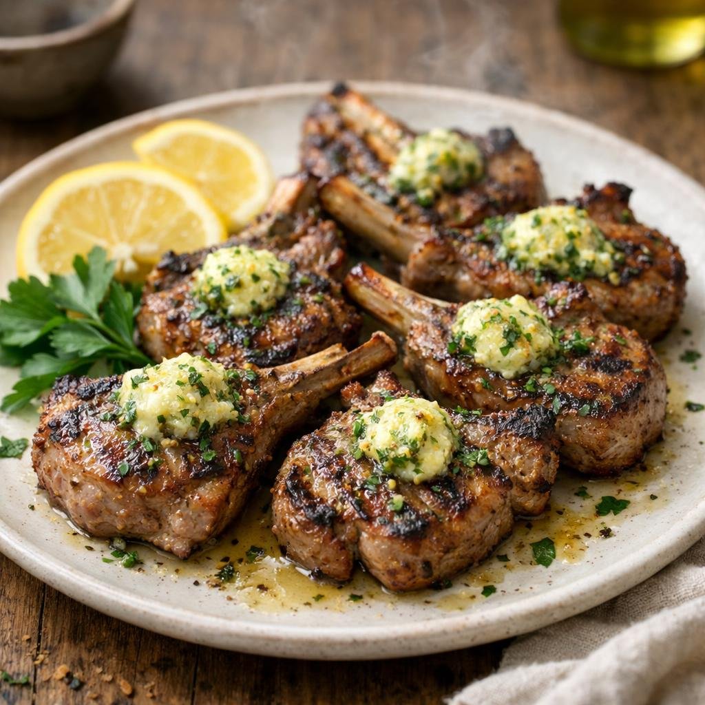 Côtelettes d'agneau persillade