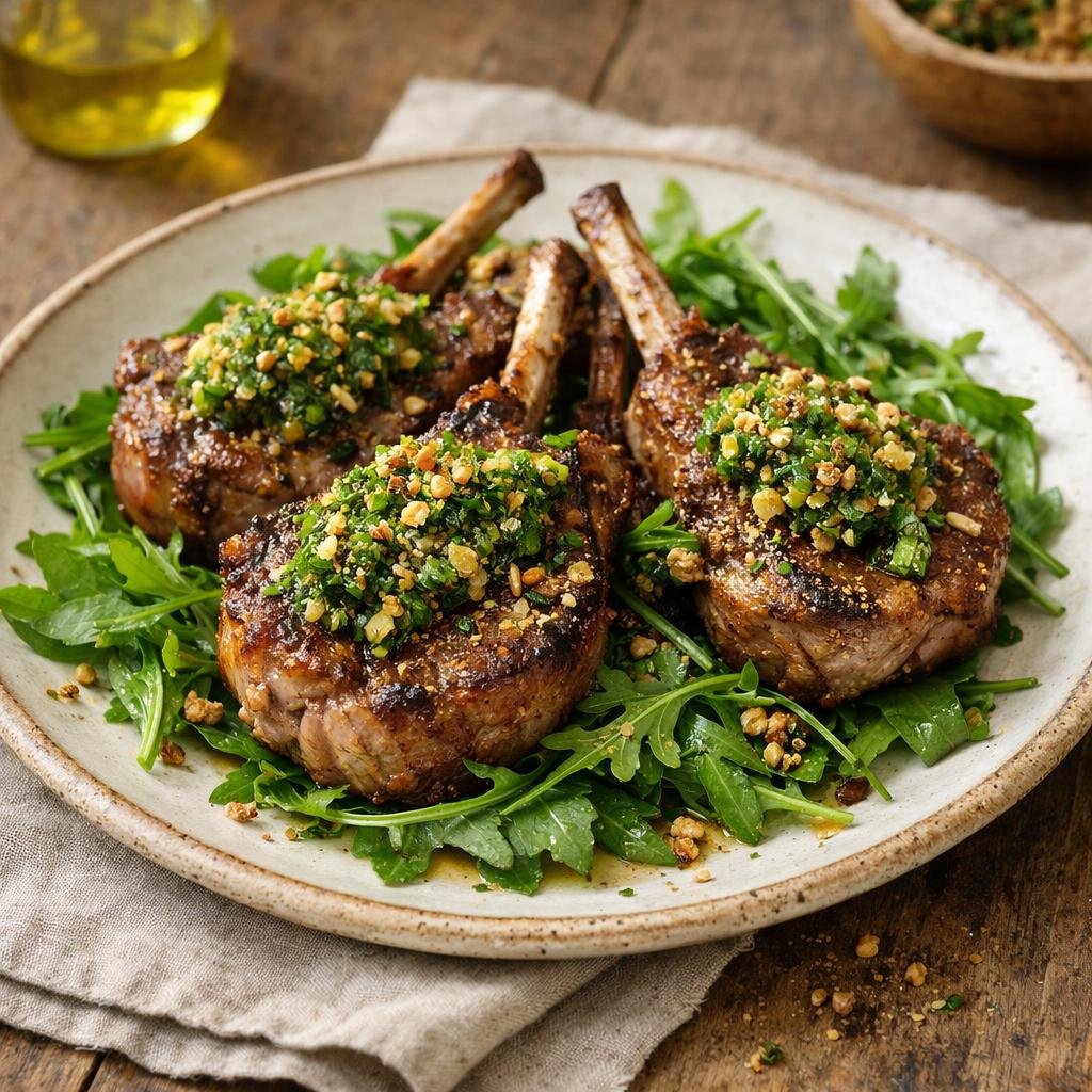 Côtelettes d'agneau snackées