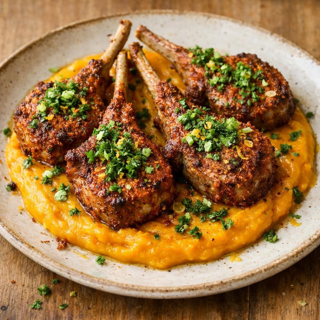 Côtelettes d'agneau Tex Mex