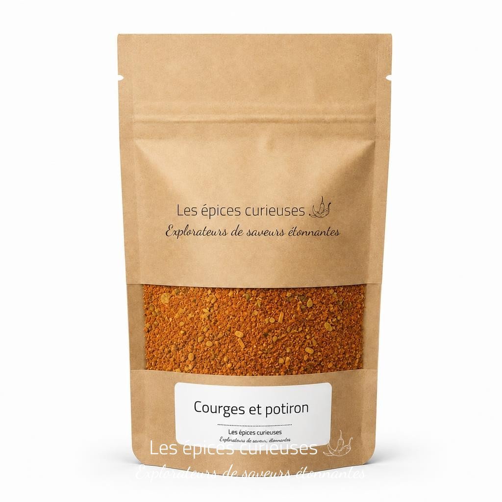 Courges et potiron - Packaging - Les Épices Curieuses