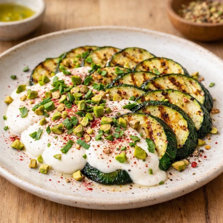 courgettes grillées fromage blanc