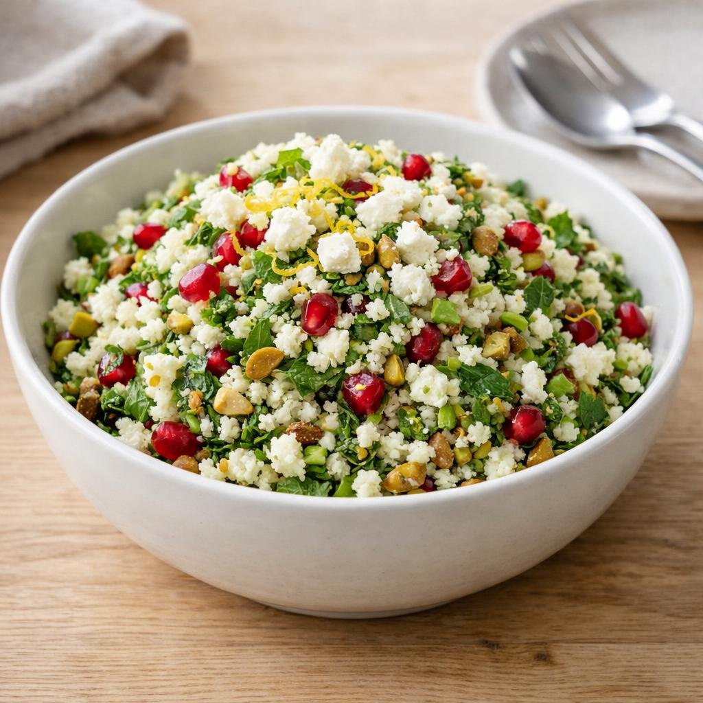 Couscous de chou‑fleur froid