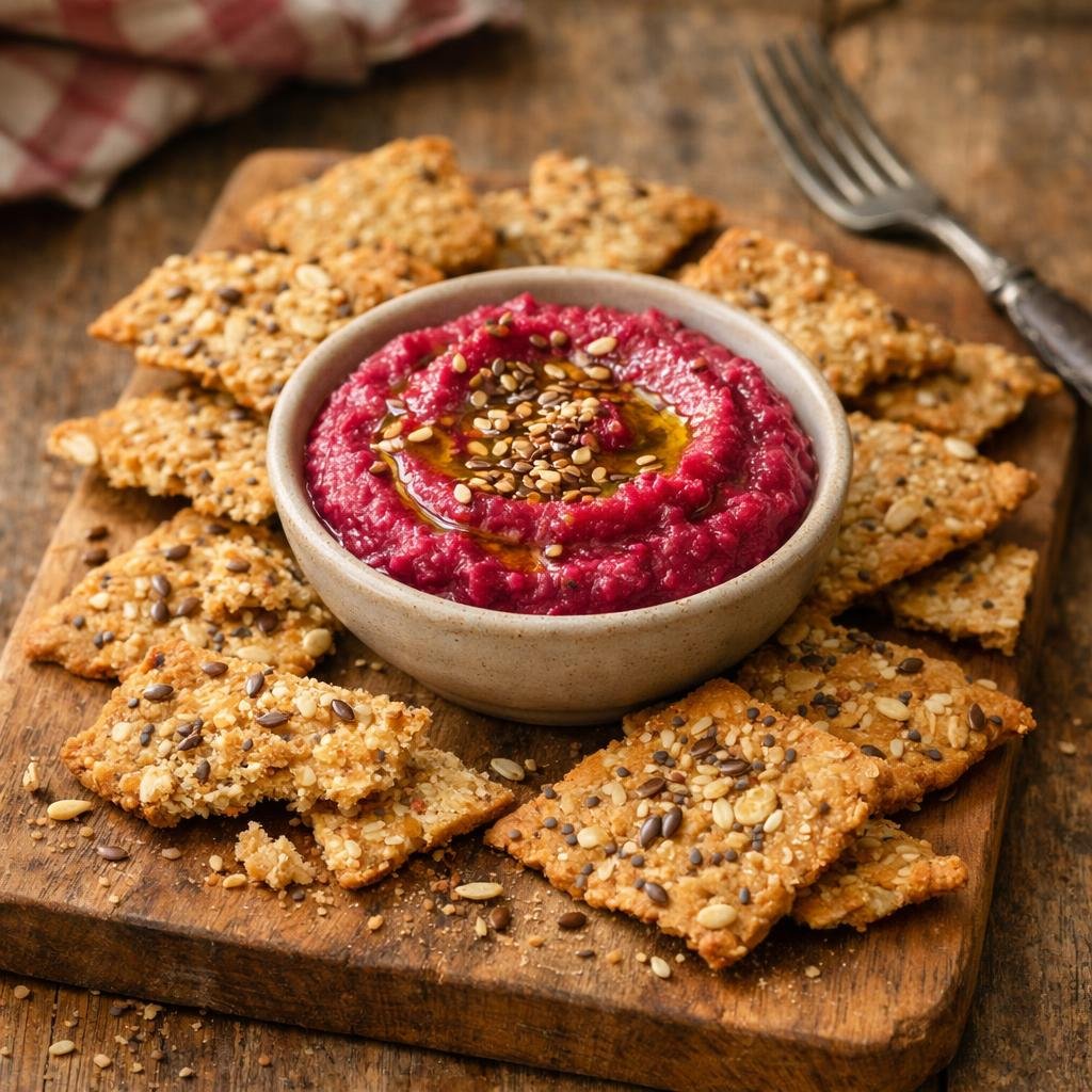 Crackers graines betterave