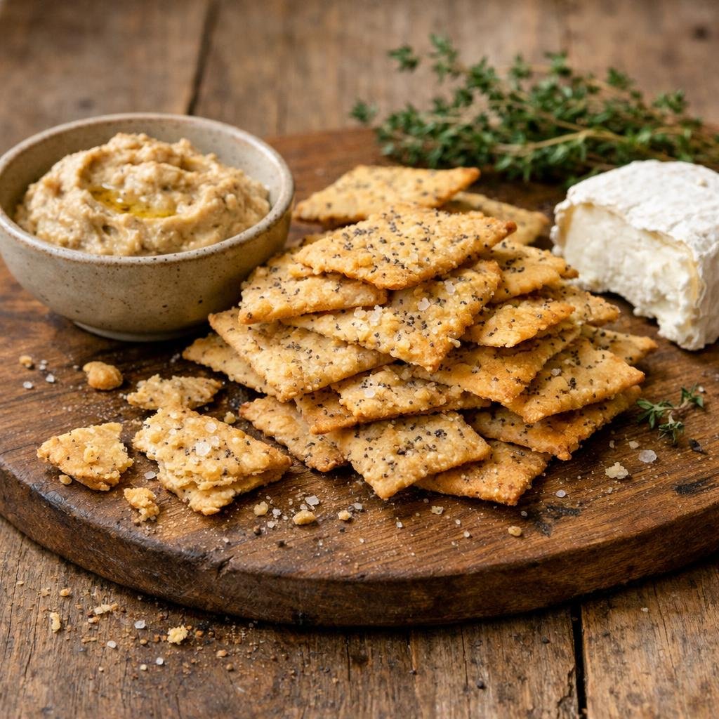 crackers au coin du feu