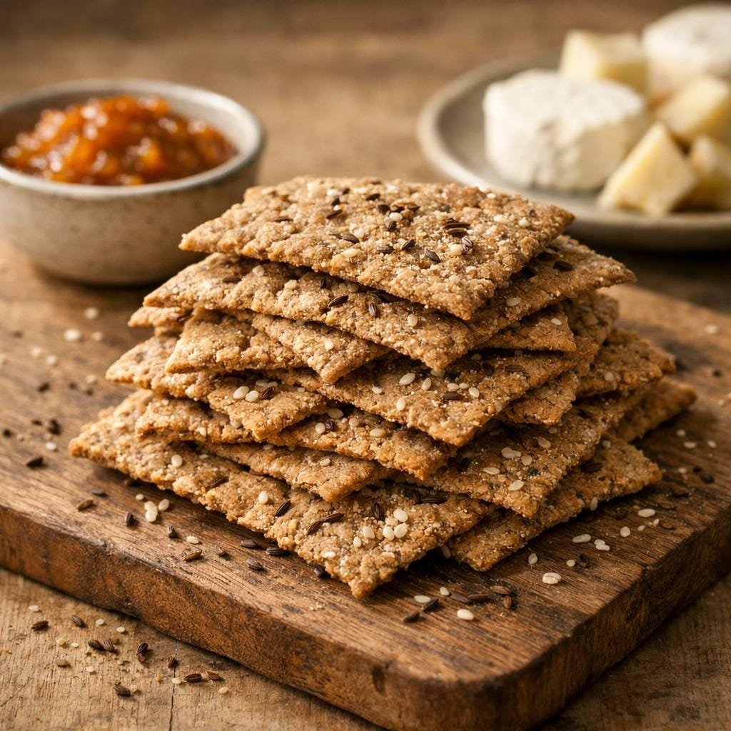 crackers rustiques au seigle