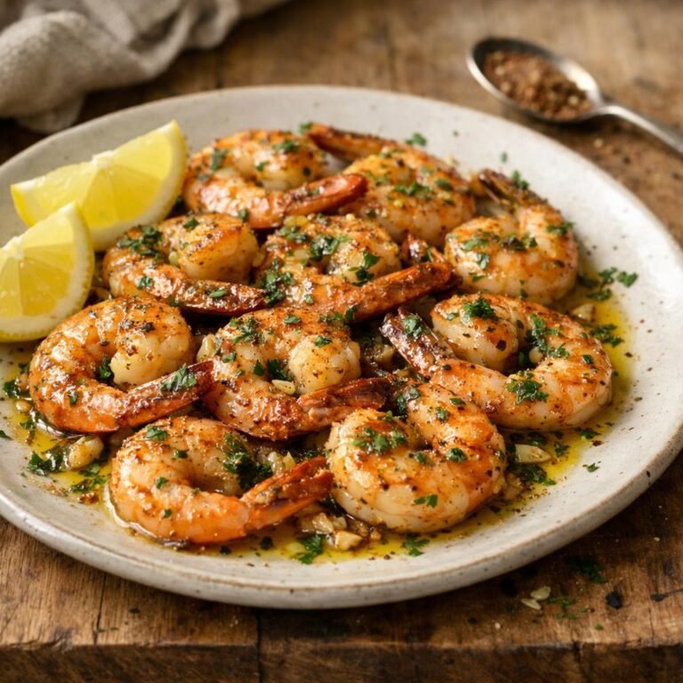 Crevettes à la plancha