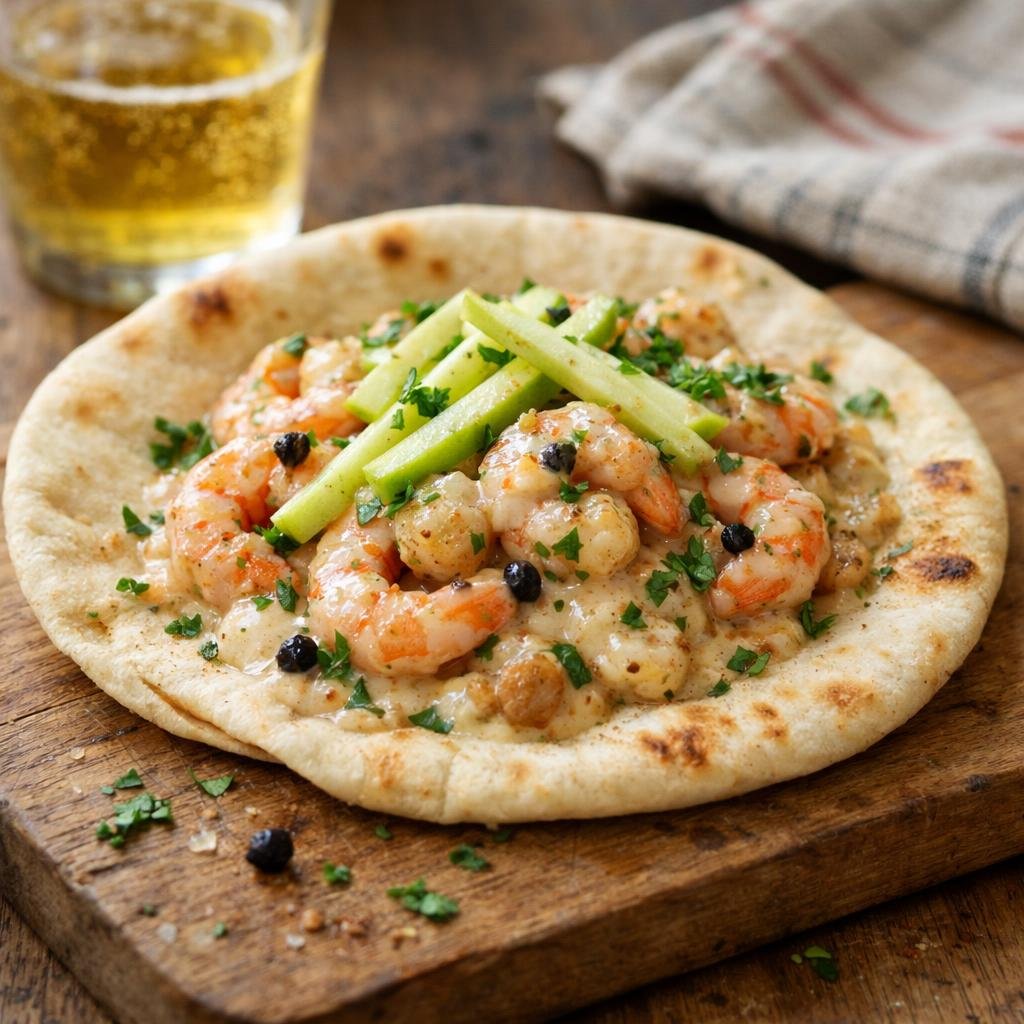 Crevettes au cidre