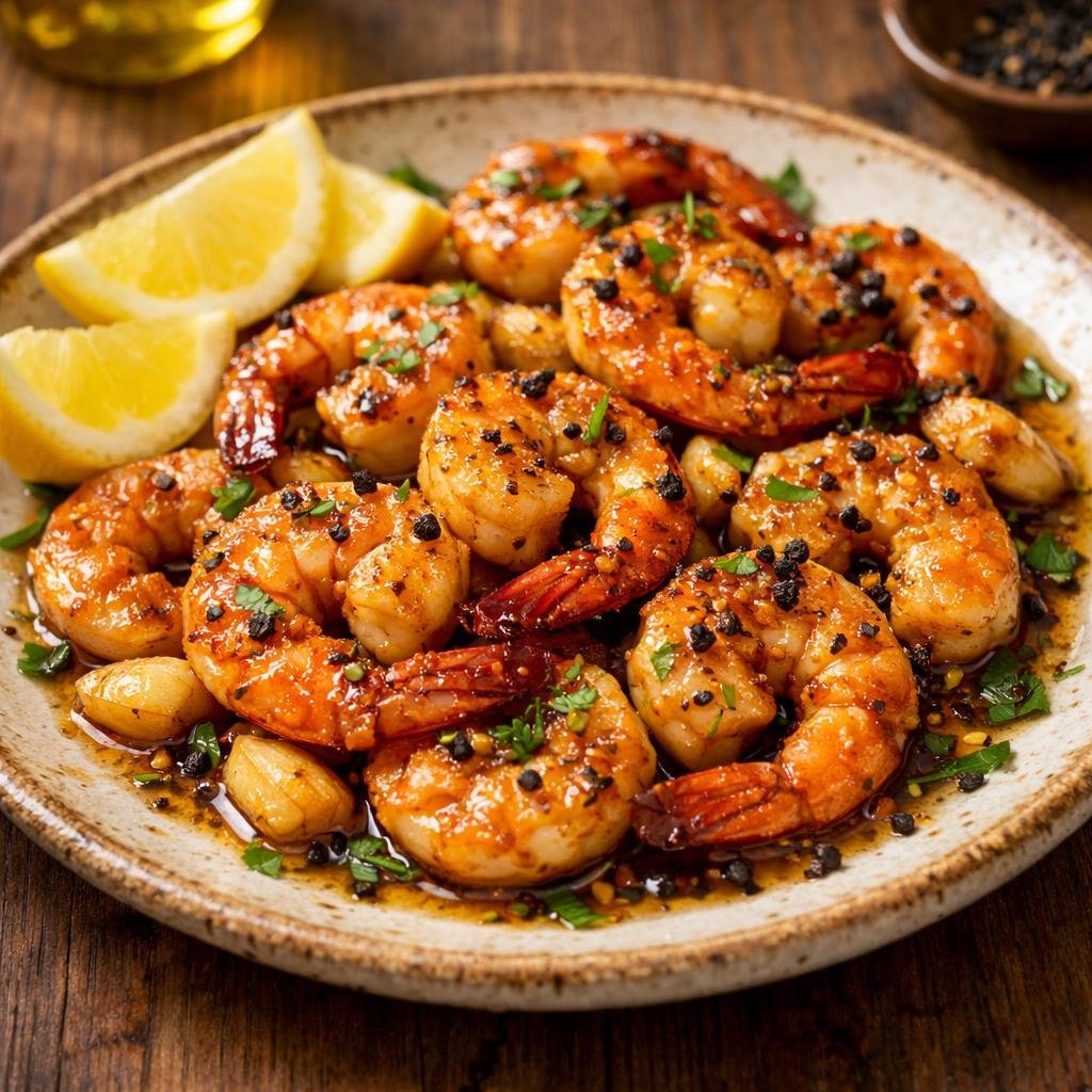 Crevettes au Poivre Likouala