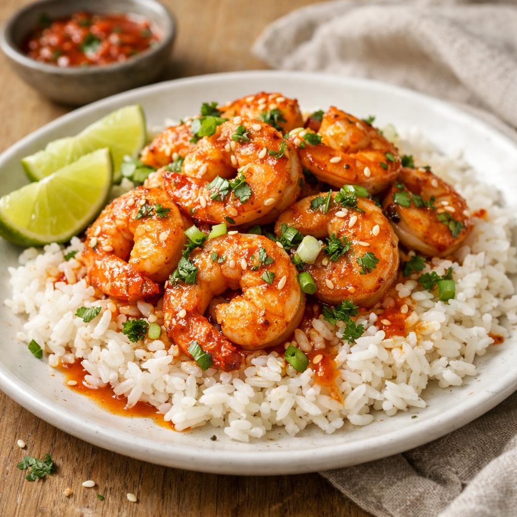 Crevettes sautées