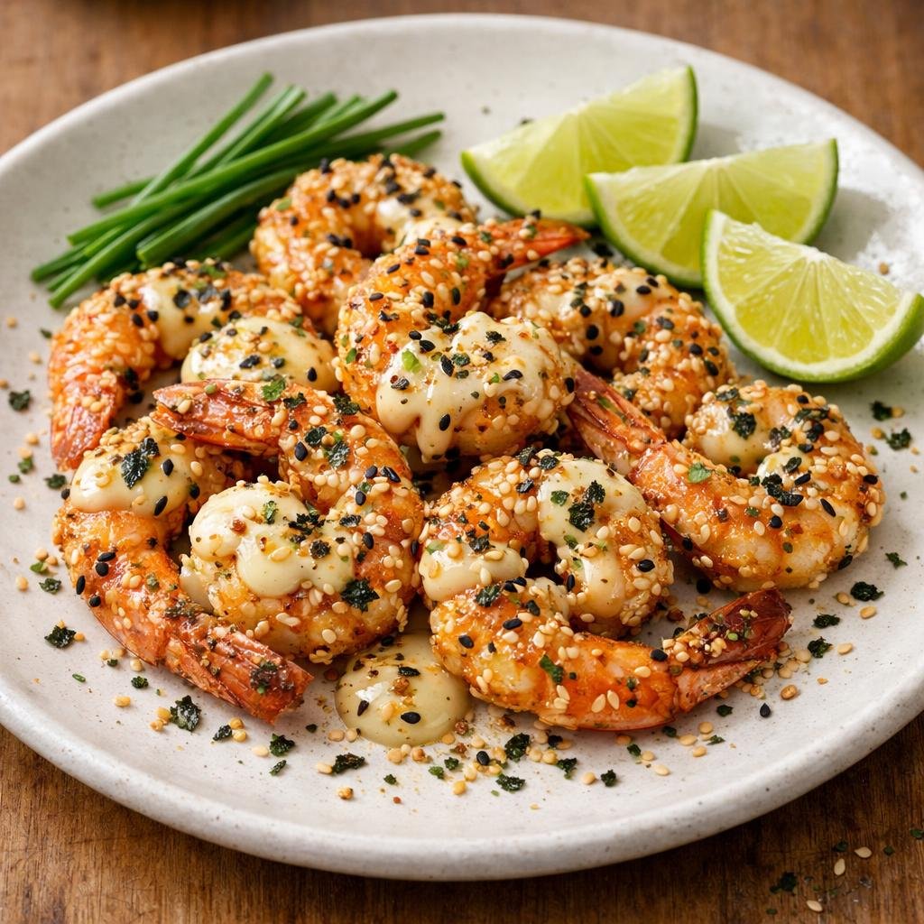 Crevettes snackées