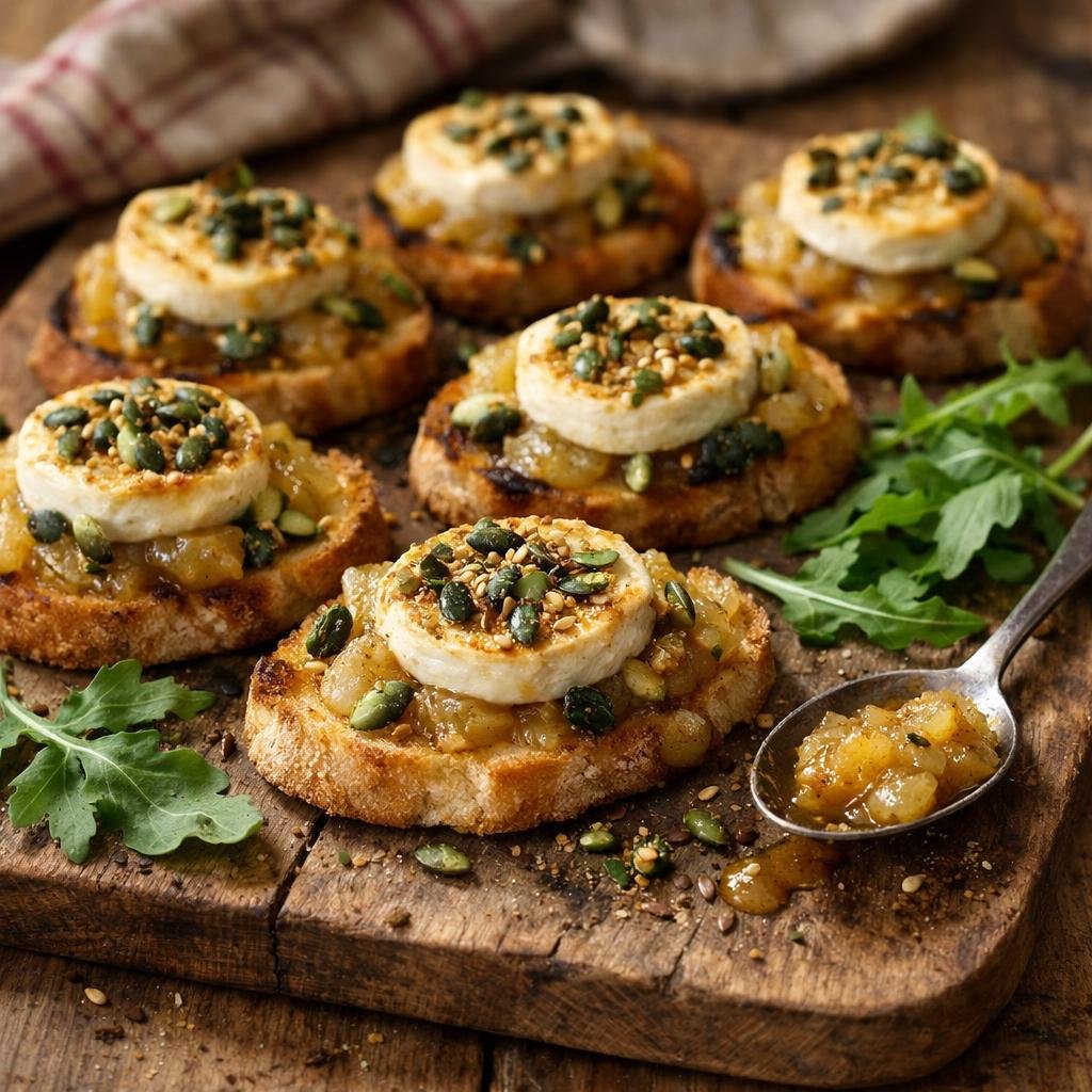 crostini chèvre chaud
