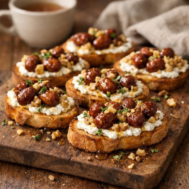 Crostini chèvre jujubes