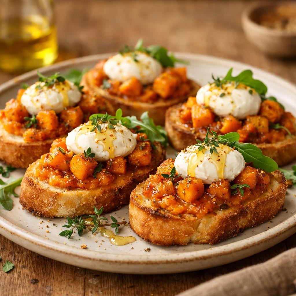 Crostini de potimarron