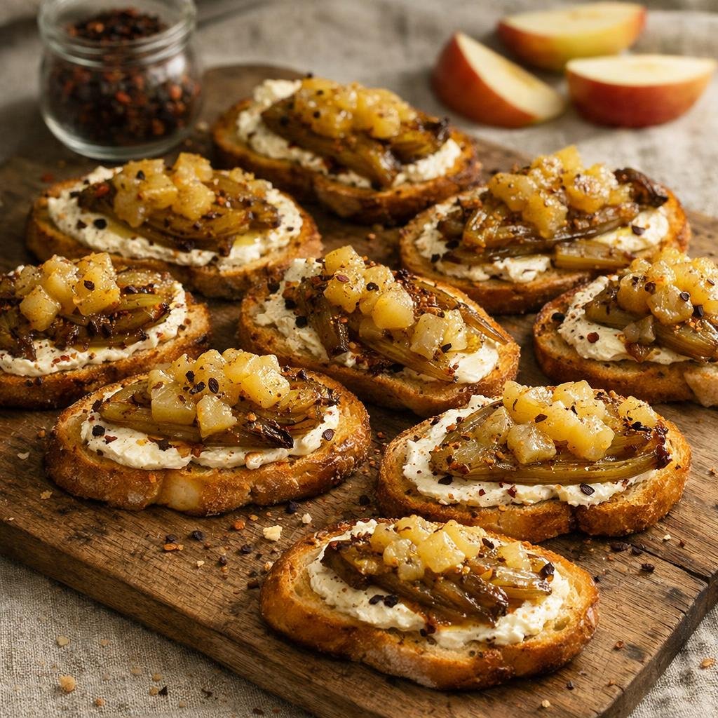 Crostini endives Urfa