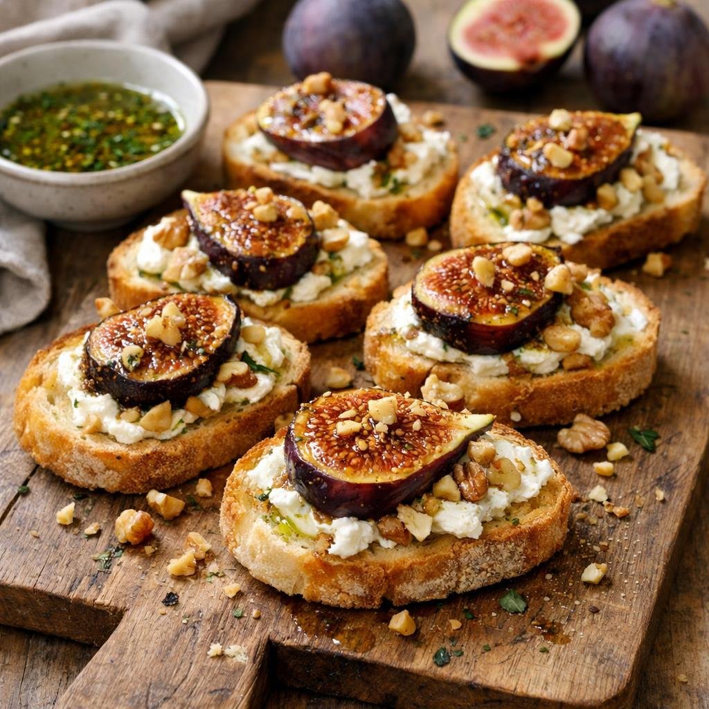 figues rôties chèvre