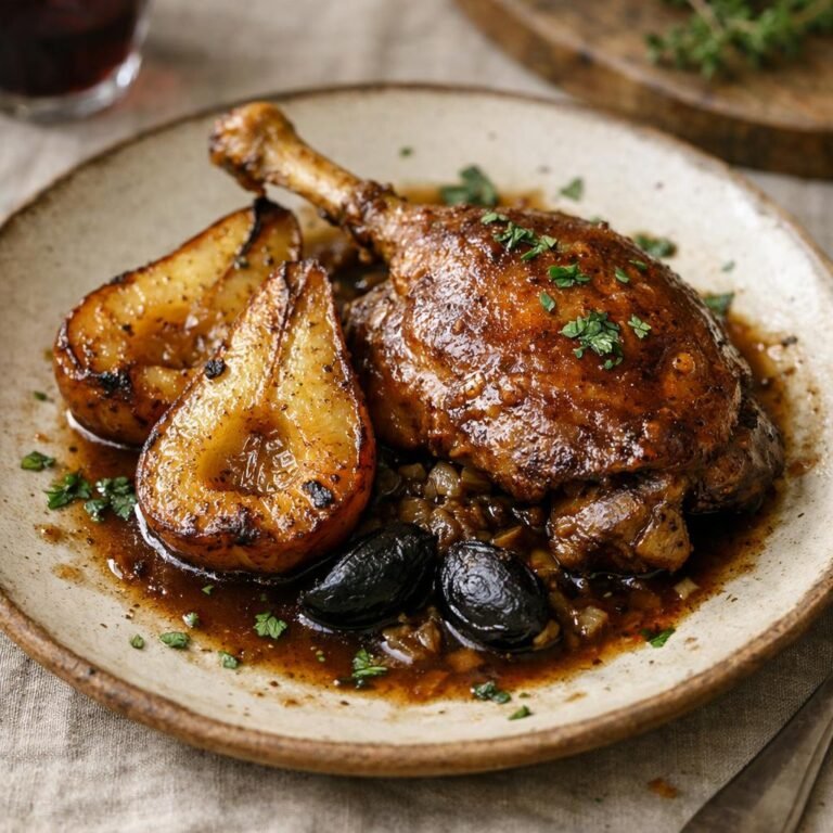 canard confit ail noir