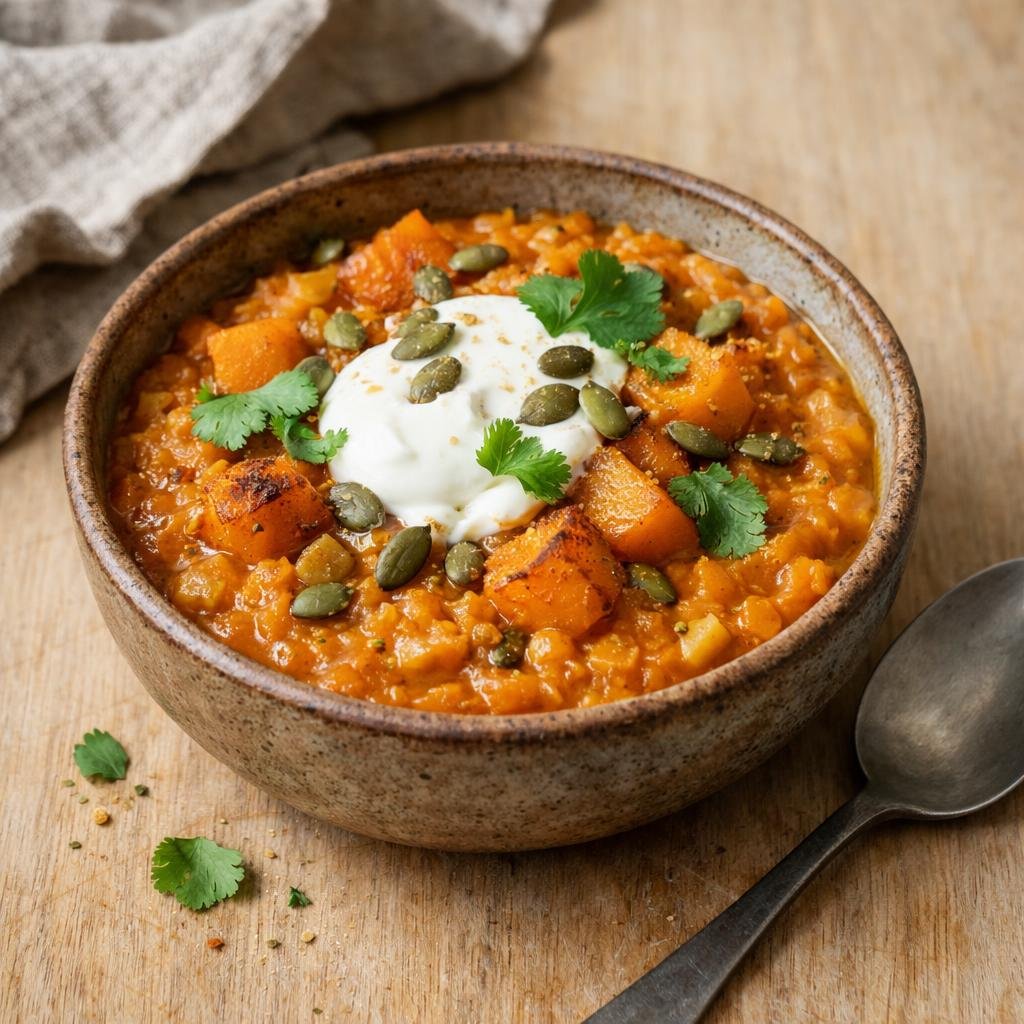 Dahl de lentilles corail