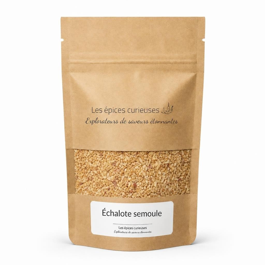 Échalote semoule - Packaging - Les Épices Curieuses