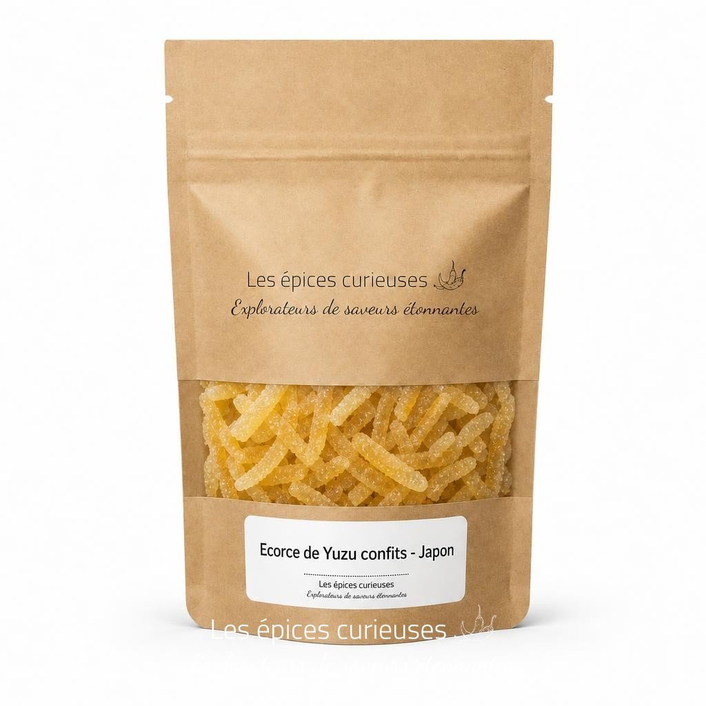 Ecorce de Yuzu confits - Japon - Packaging - Les Épices Curieuses
