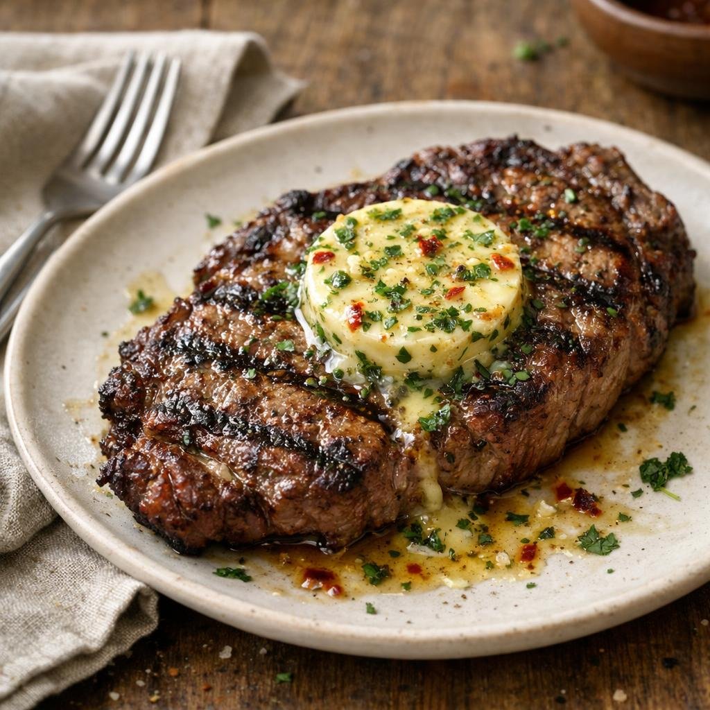 Entrecôte beurre cascabel