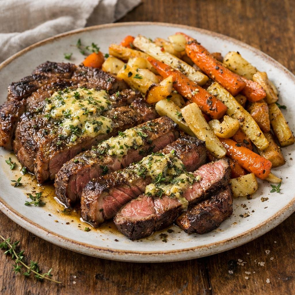 Entrecôte poêlée