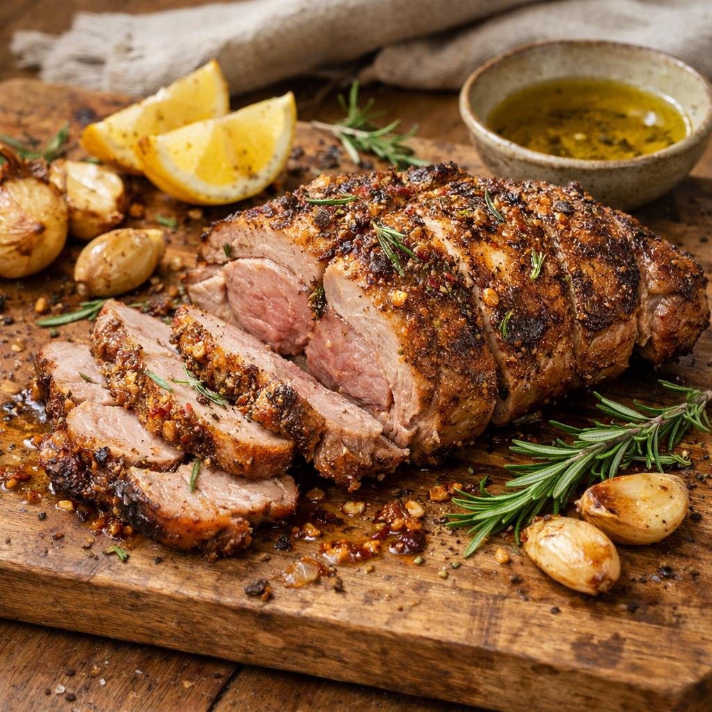 Épaule d'agneau Aglio e Olio