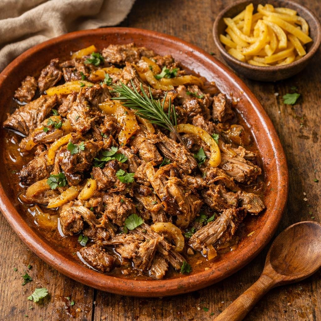Épaule d'agneau au carvi
