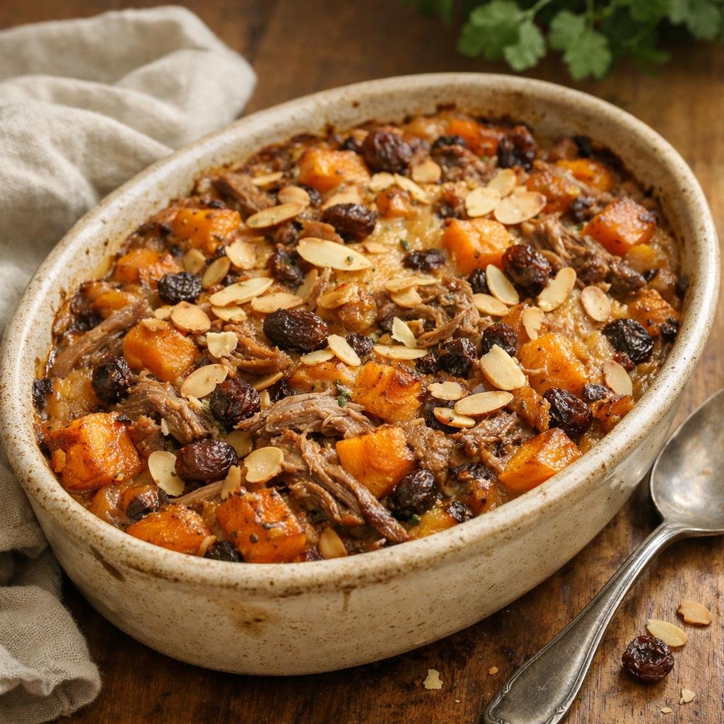 épaule d'agneau aux raisins