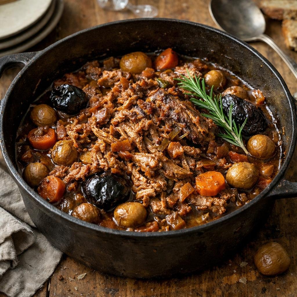 Épaule d'agneau au Cascabel