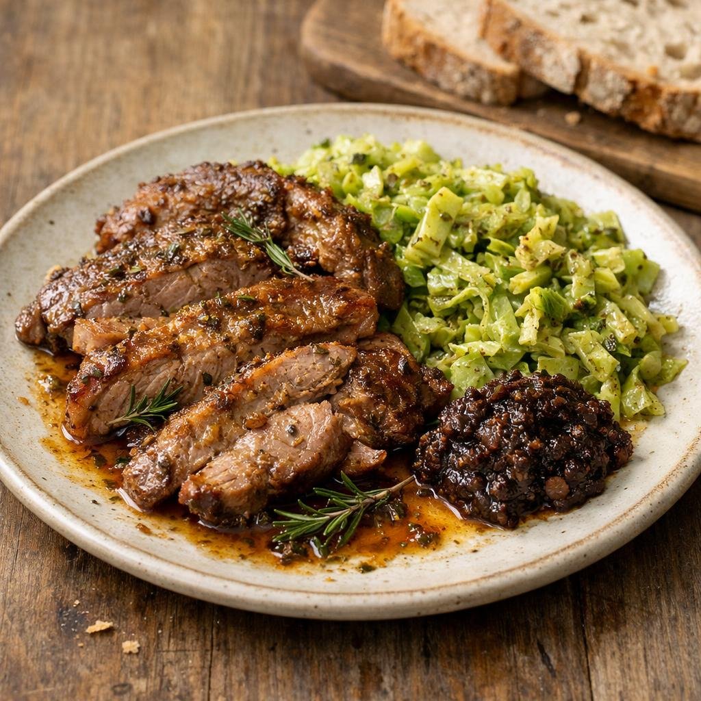 agneau confit aux épices