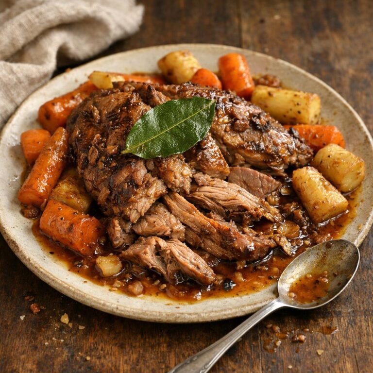 épaule d'agneau confite