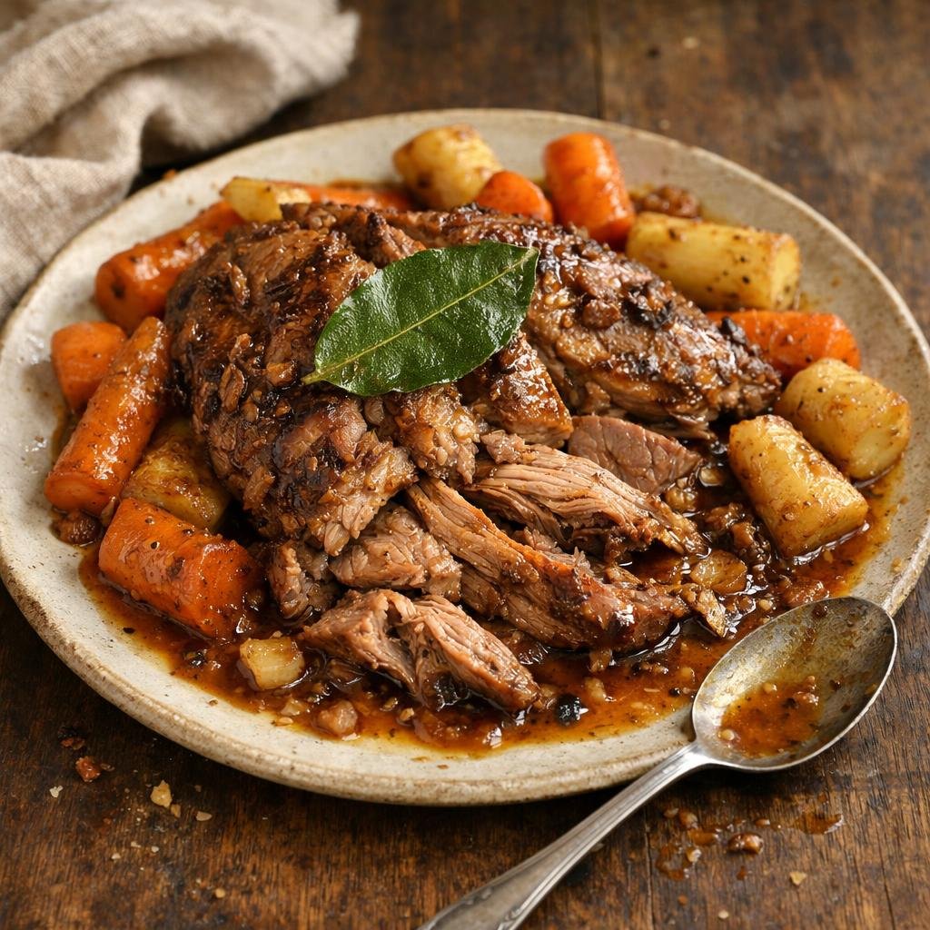 épaule d'agneau confite