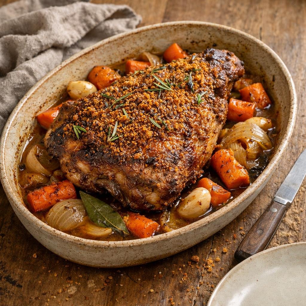 épaule d'agneau confite
