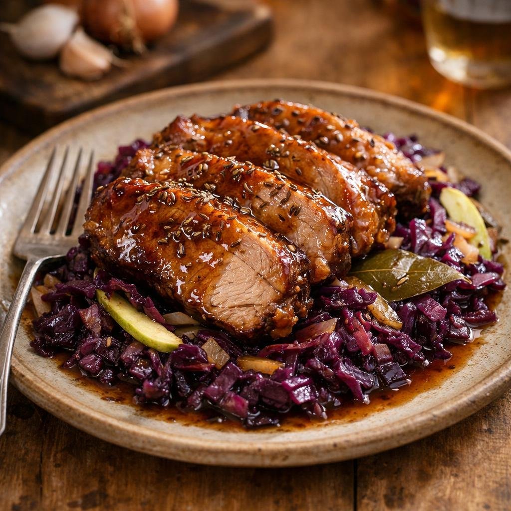 épaule de porc au carvi