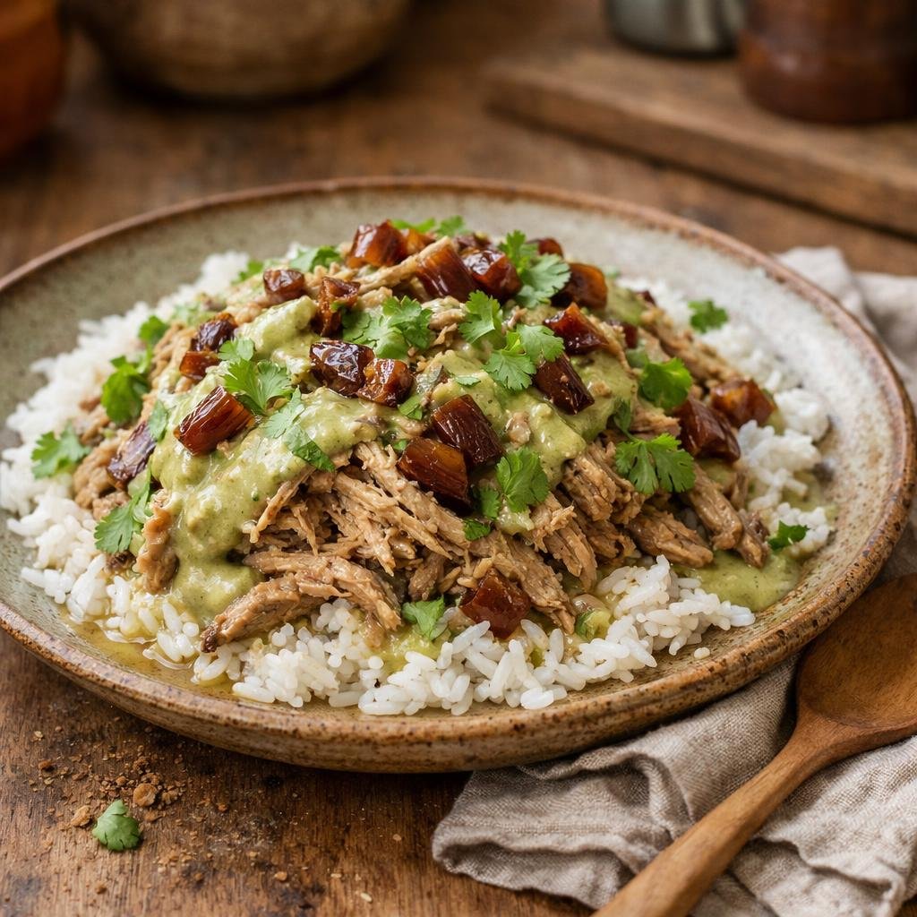 épaule de porc matcha
