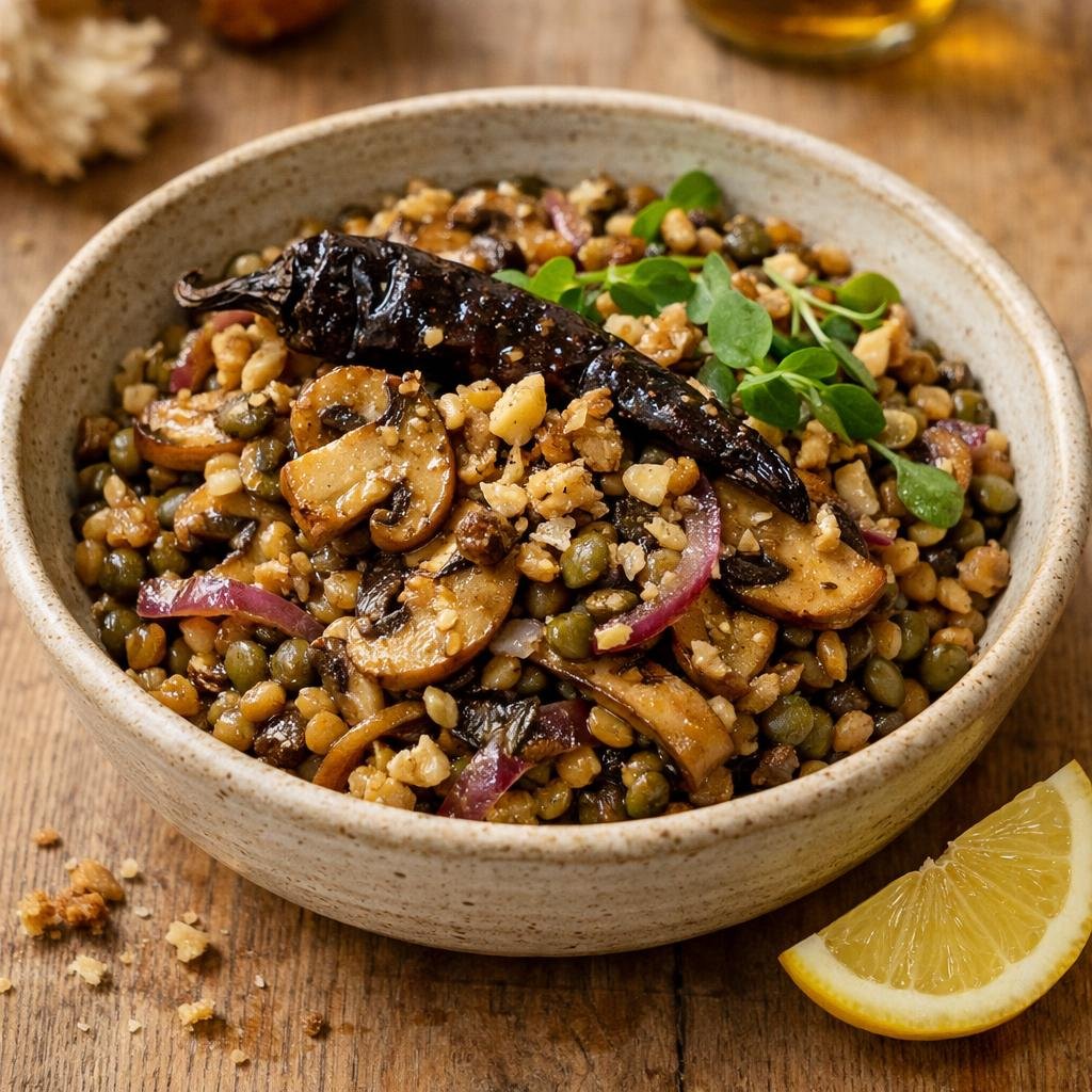 Épeautre et lentilles au Pisalla