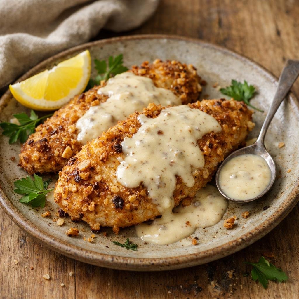 escalopes de dinde croustillantes