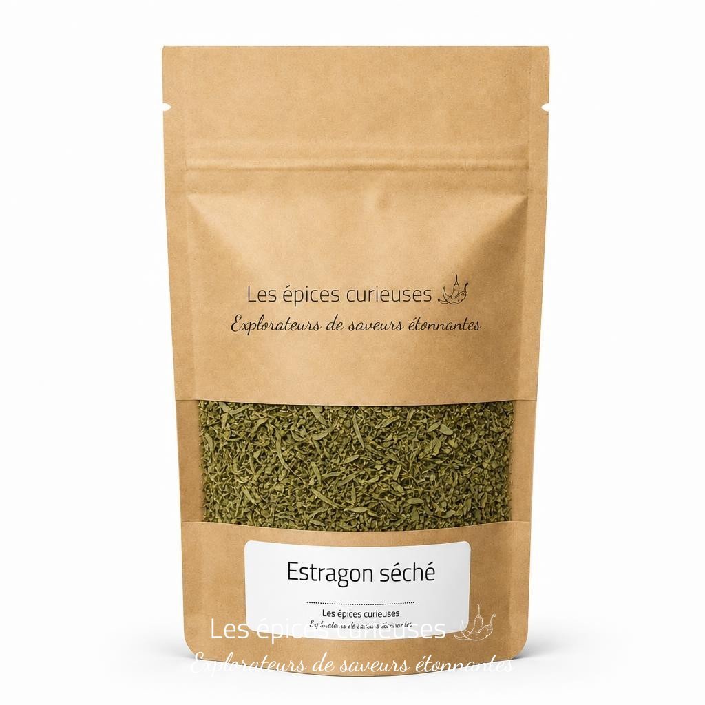 Estragon séché - Packaging - Les Épices Curieuses