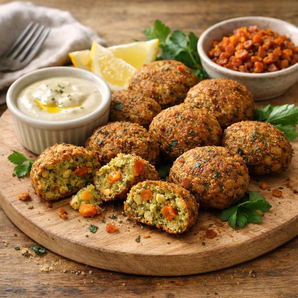 Falafels aux kakis séchés