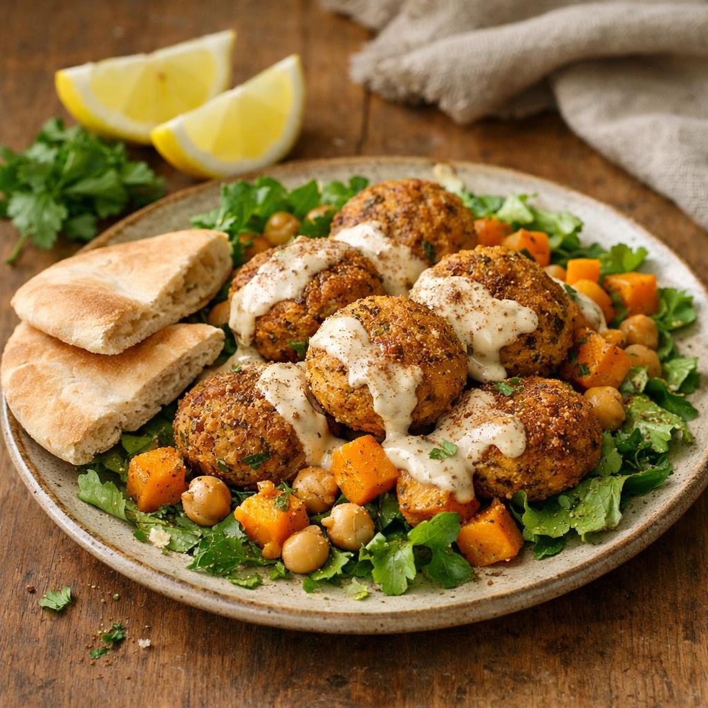 Falafels butternut muscade