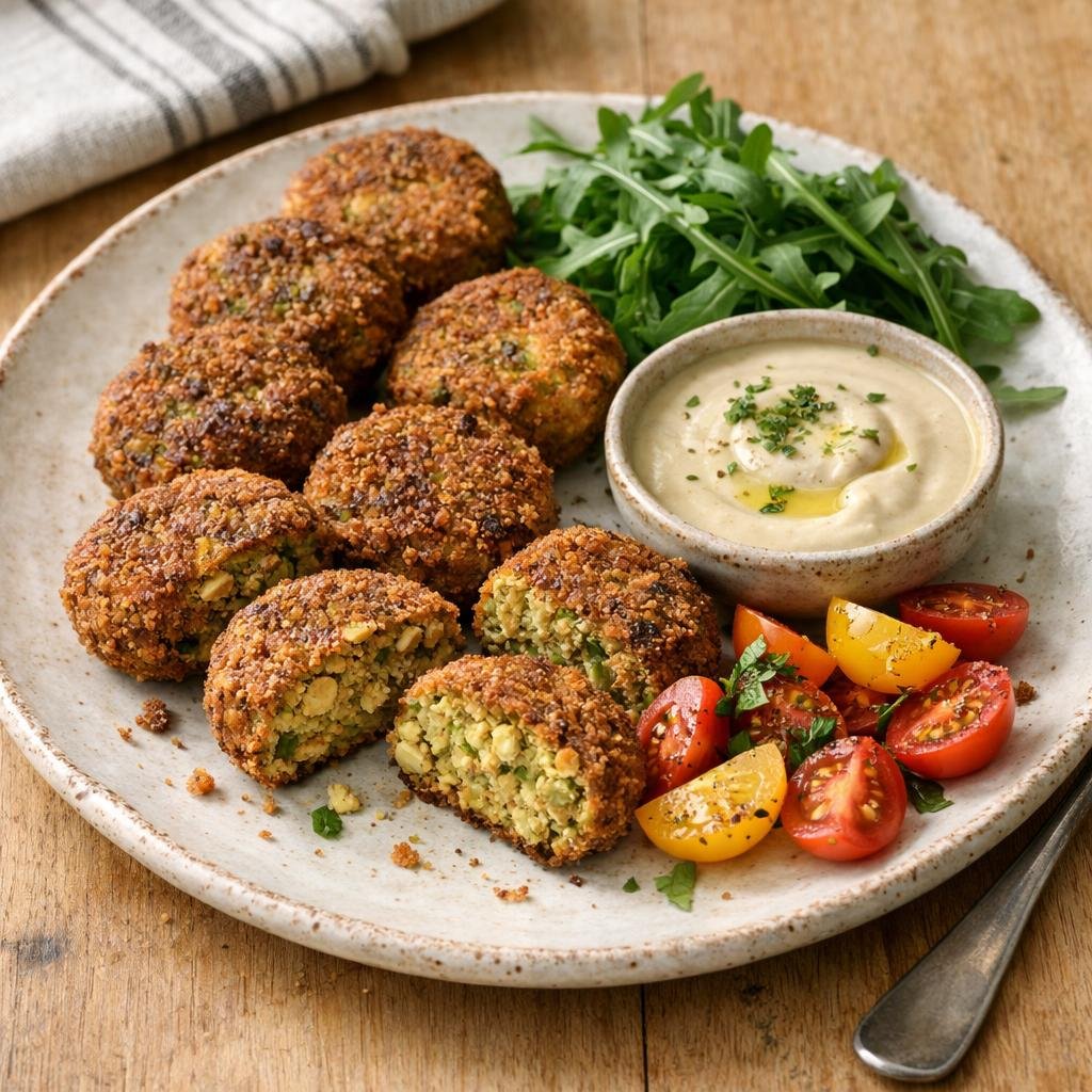Falafels moussaka