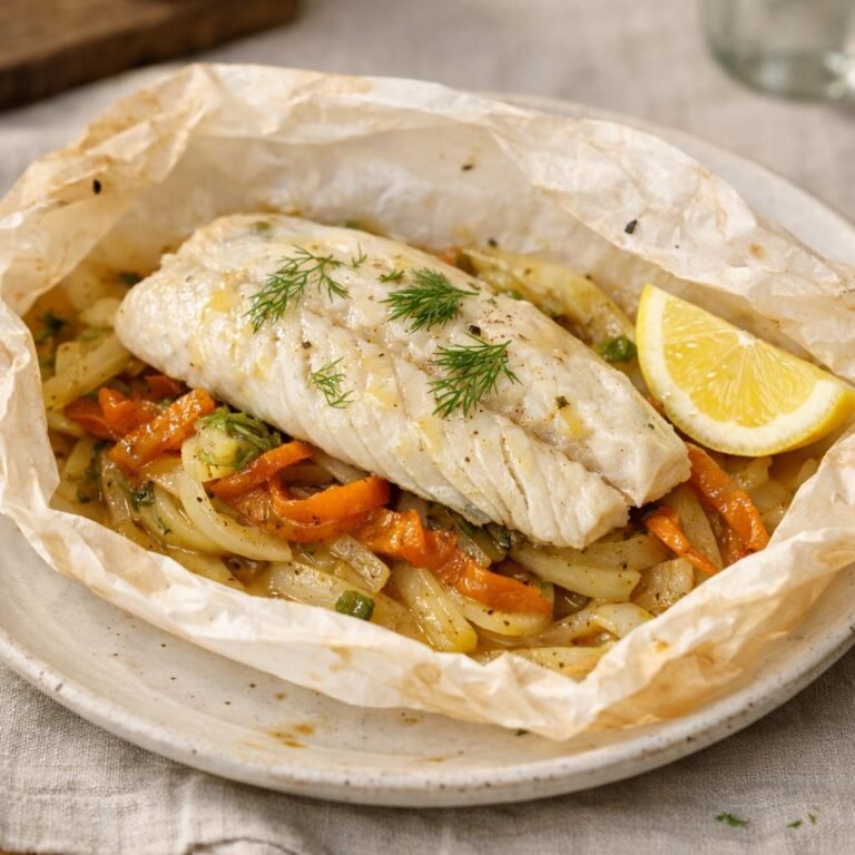 Filet de bar en papillote