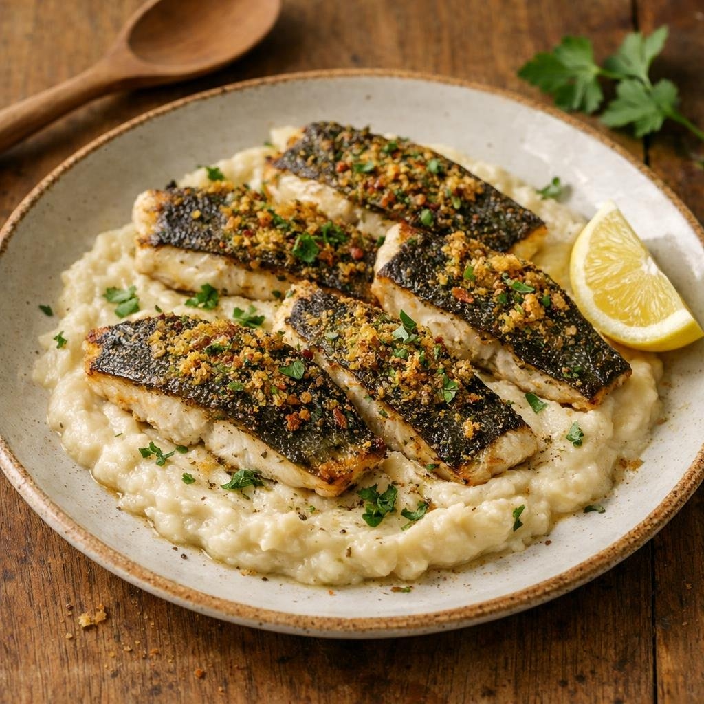 Filet de bar plancha basque