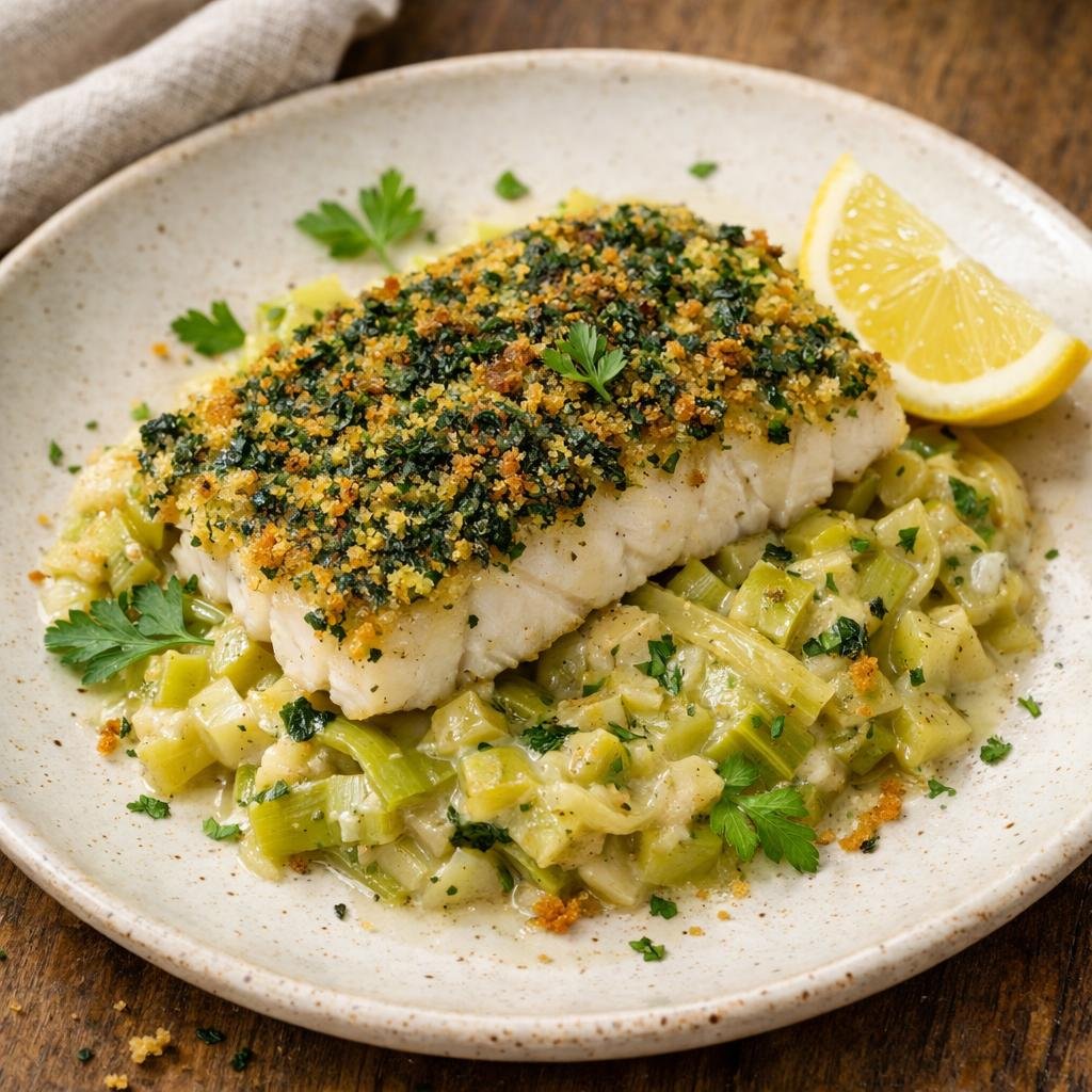 Filet de lieu spiruline