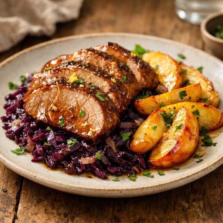 Porc laqué au miel