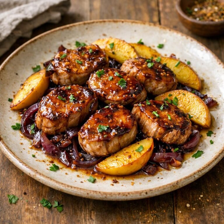 Filet de porc laqué