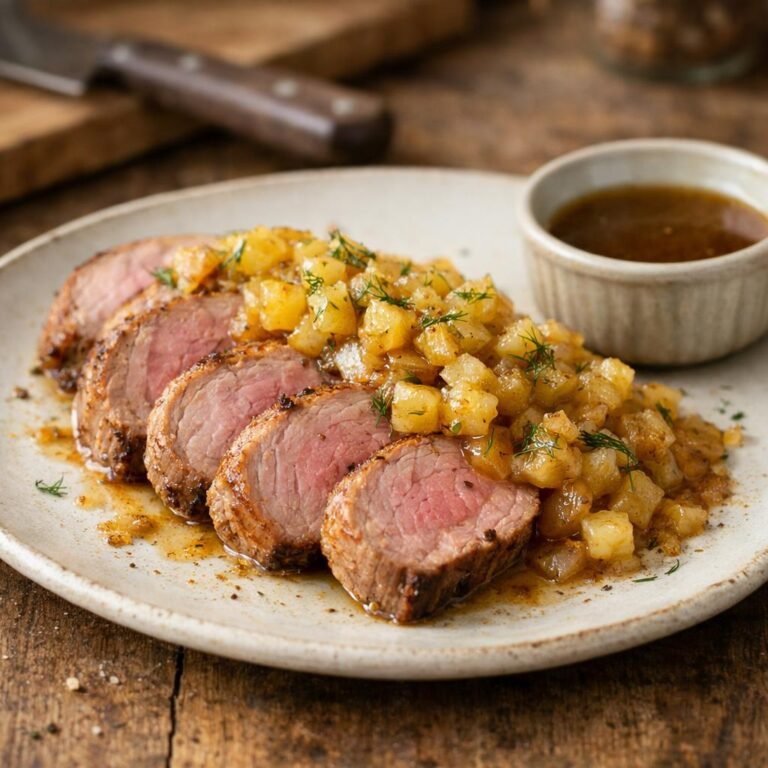 Filet mignon poêlé